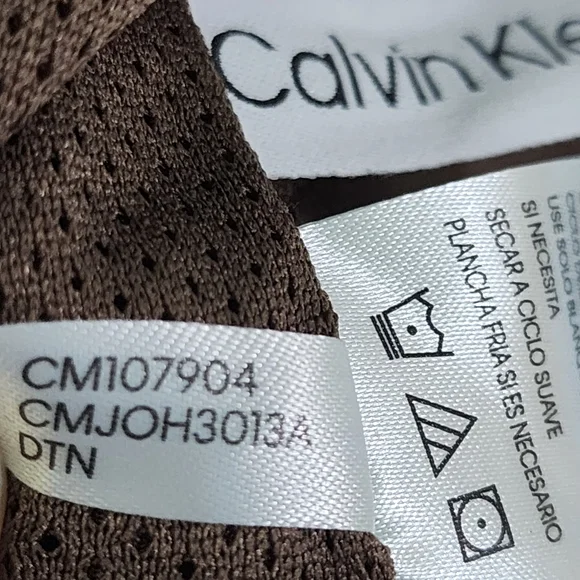 ❗️NWT❗️Men's Calvin Klein Zip Front Bomber Jacket Dark Tan Size XL